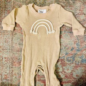 Babe Basics Rainbow Onesie (no footies)
